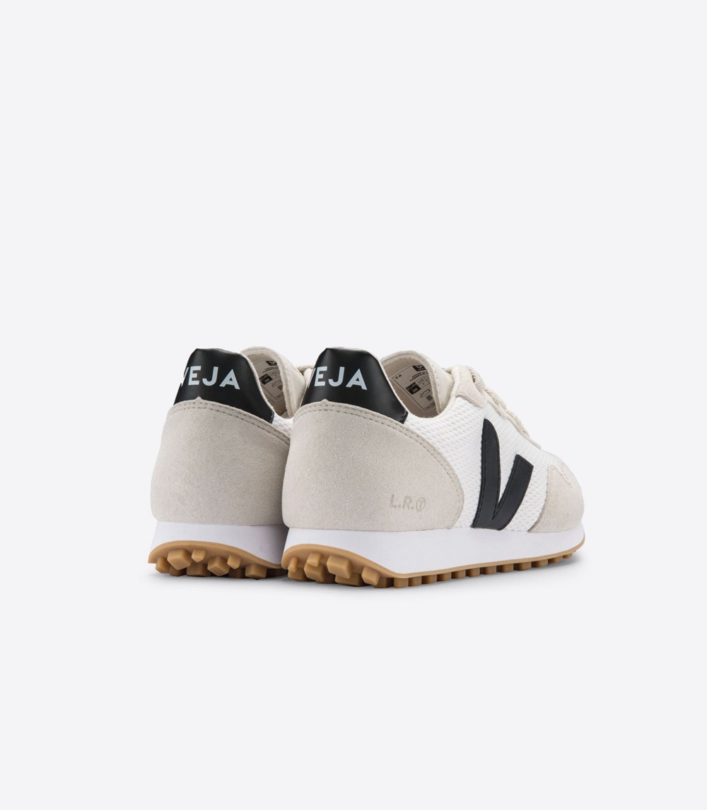 Veja Sneakers Mens - Sdu Rec Alveomesh - White/Black/Beige - 4371LTNJR